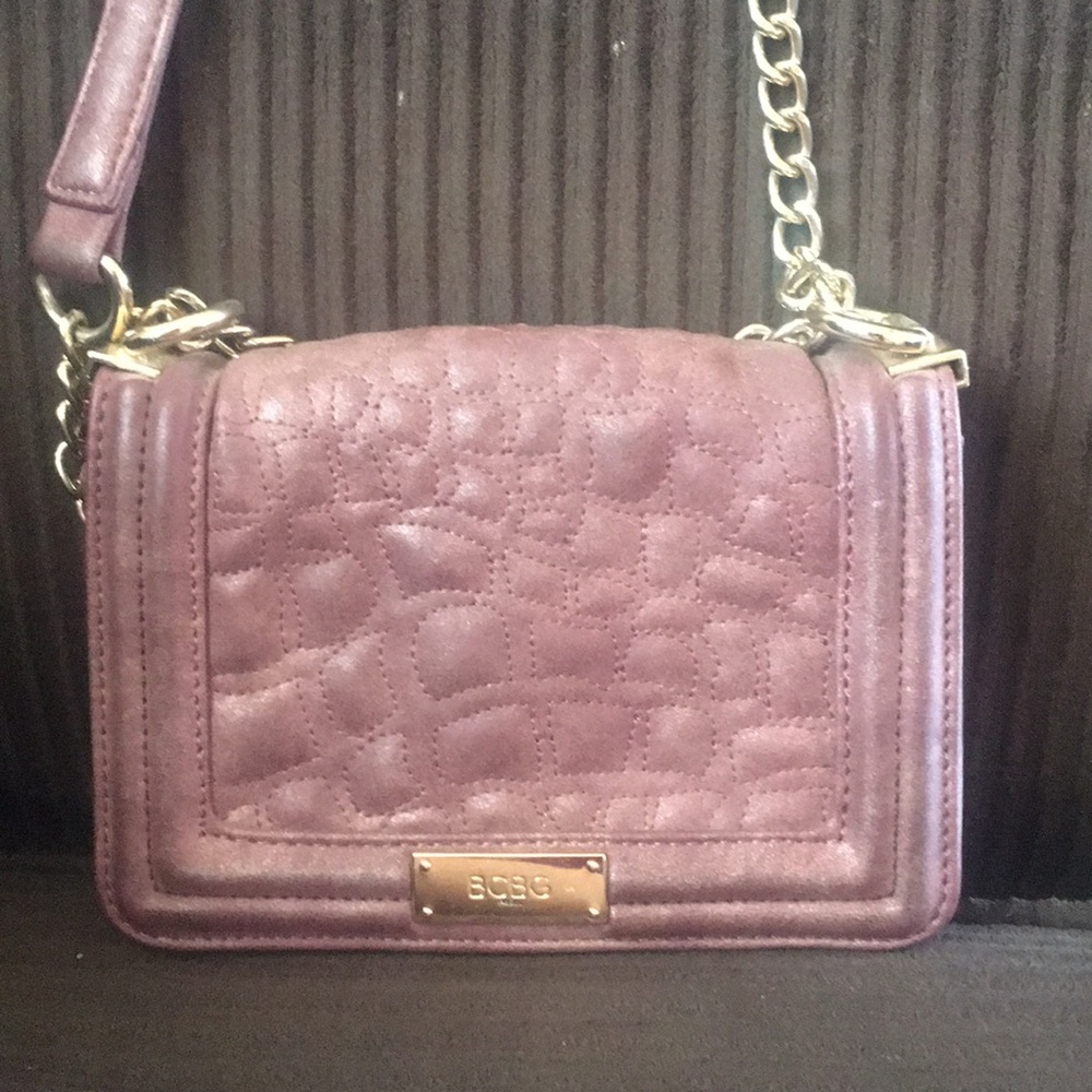 Purple shoulder bag